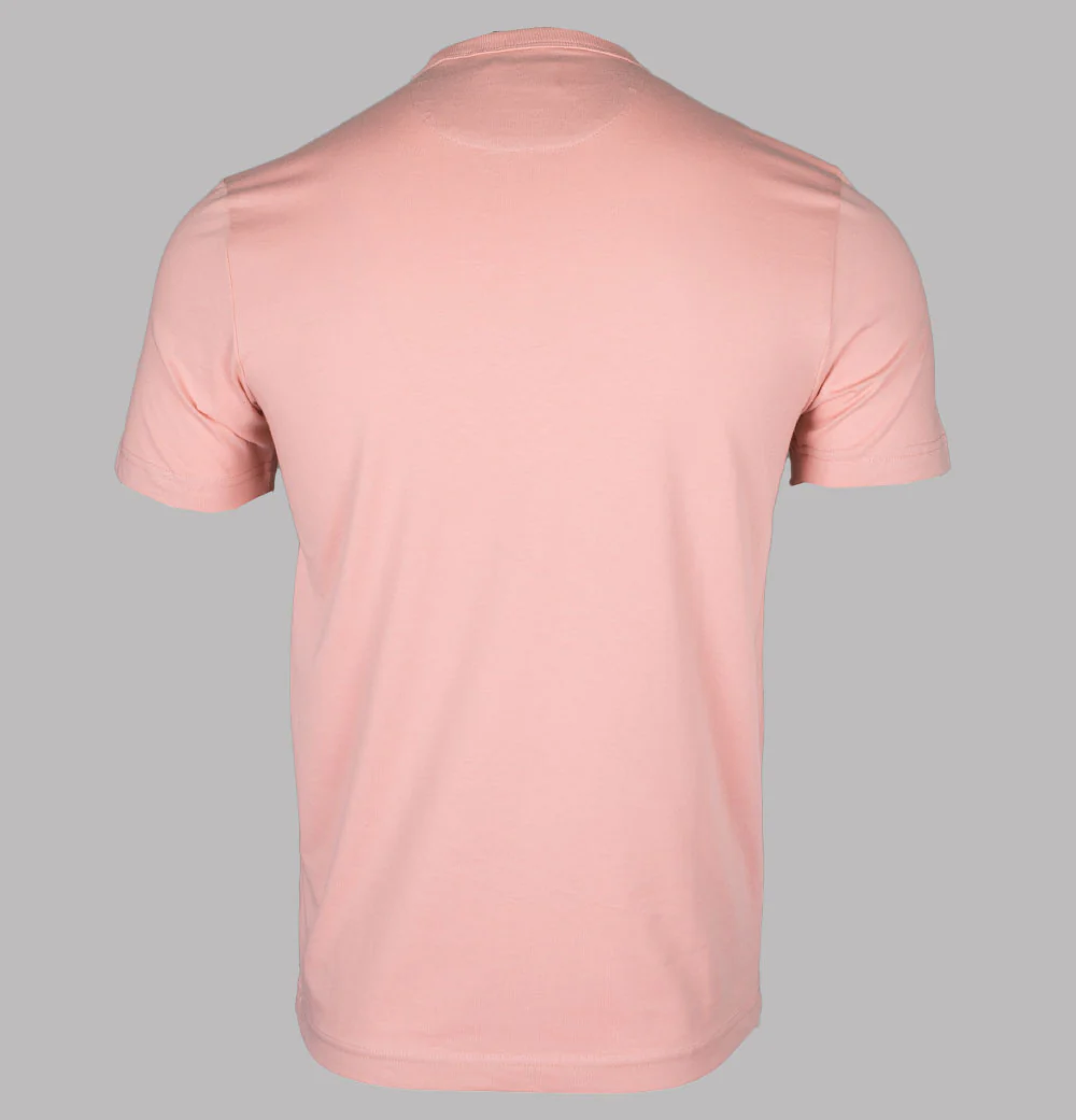 Farah Danny S/S T-Shirt Pink Rose - Image 2