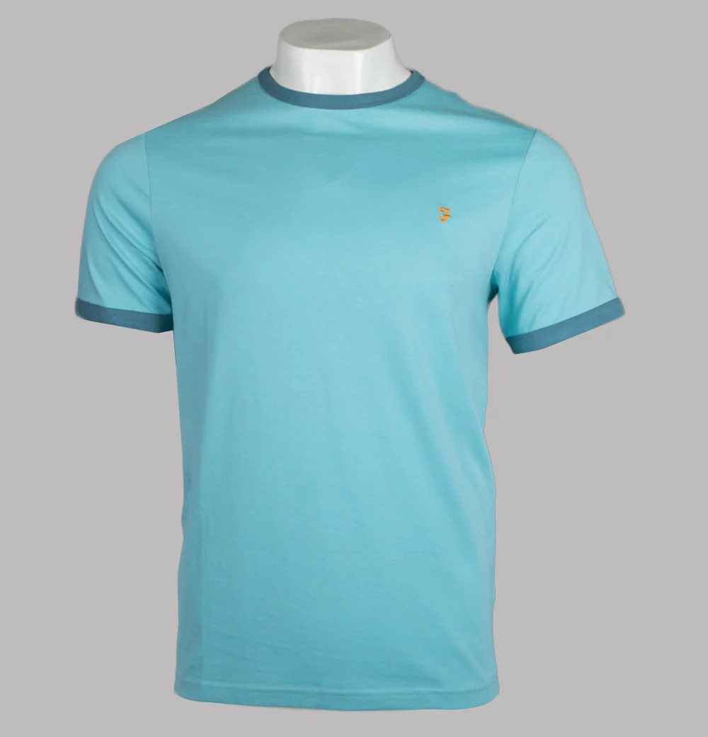 Farah Groves Ringer T-Shirt Stillwater