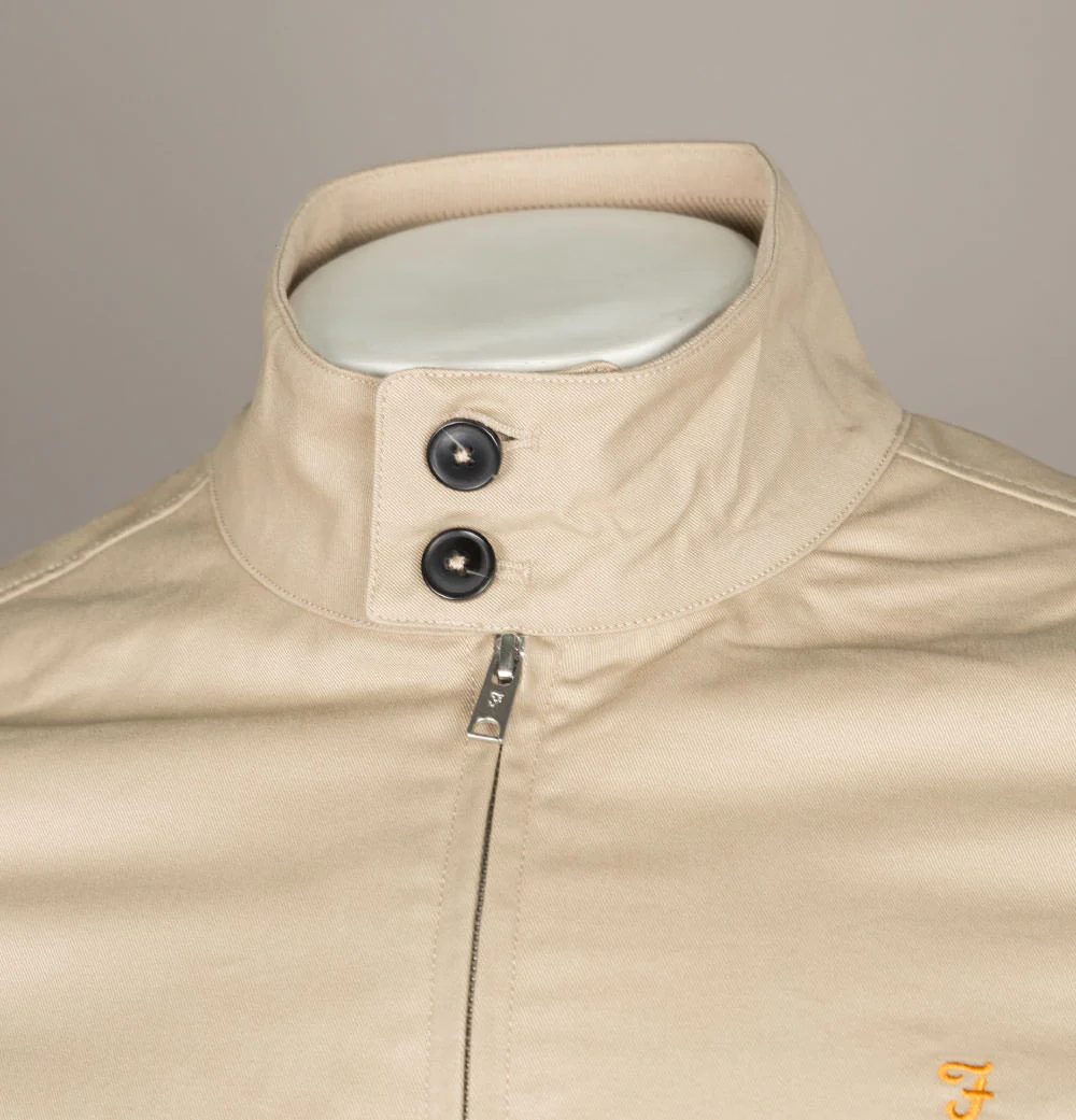 Farah Hardy Harrington Jacket Light Sand - Image 3