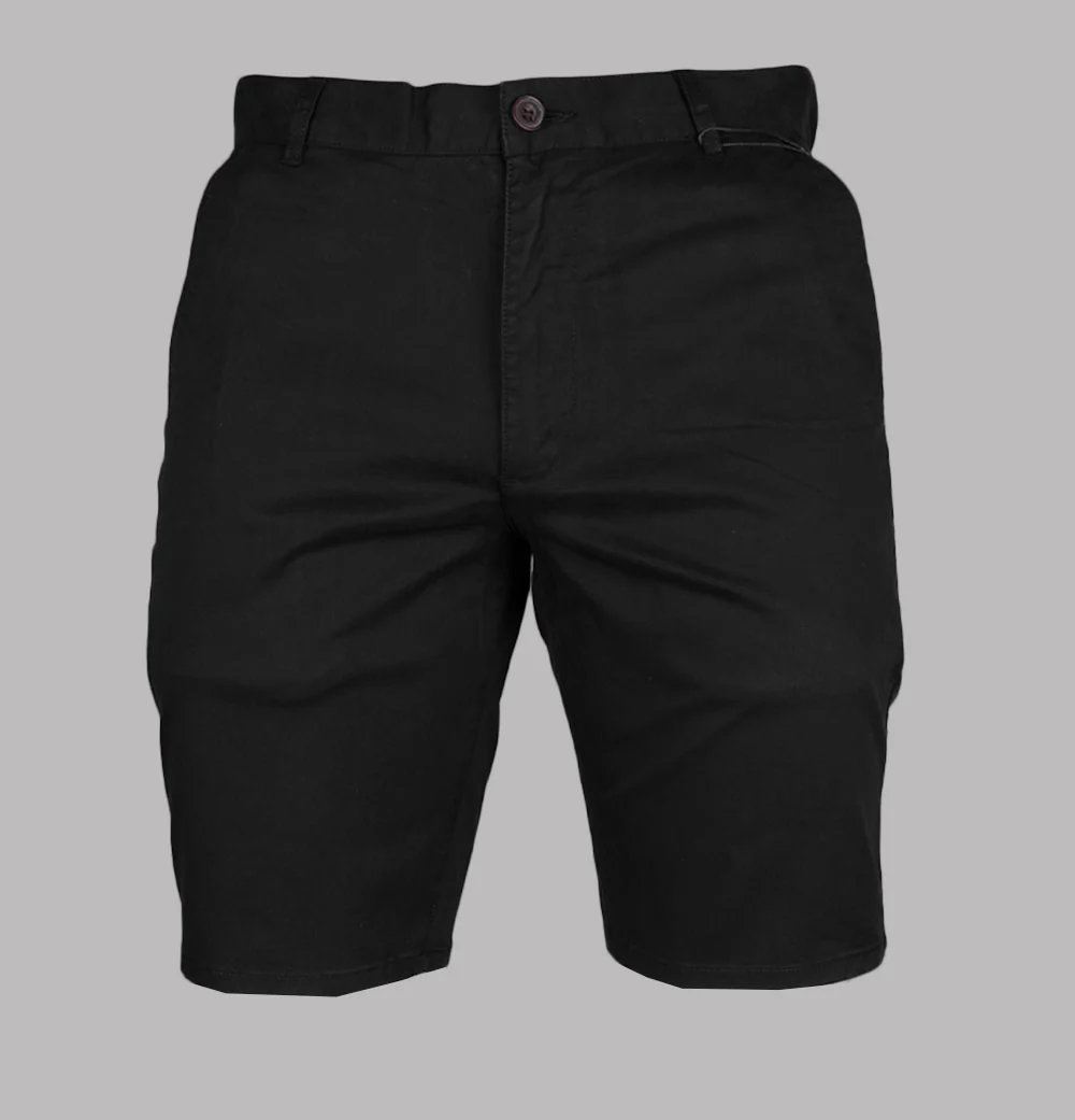 Farah Hawk Twill Chino Shorts Black