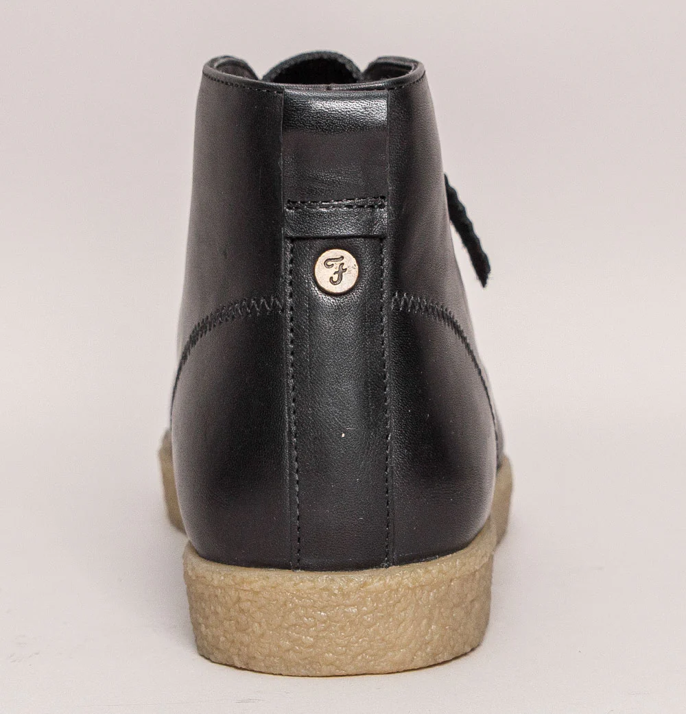 Farah Jonah Leather Desert Boots Black - Image 5