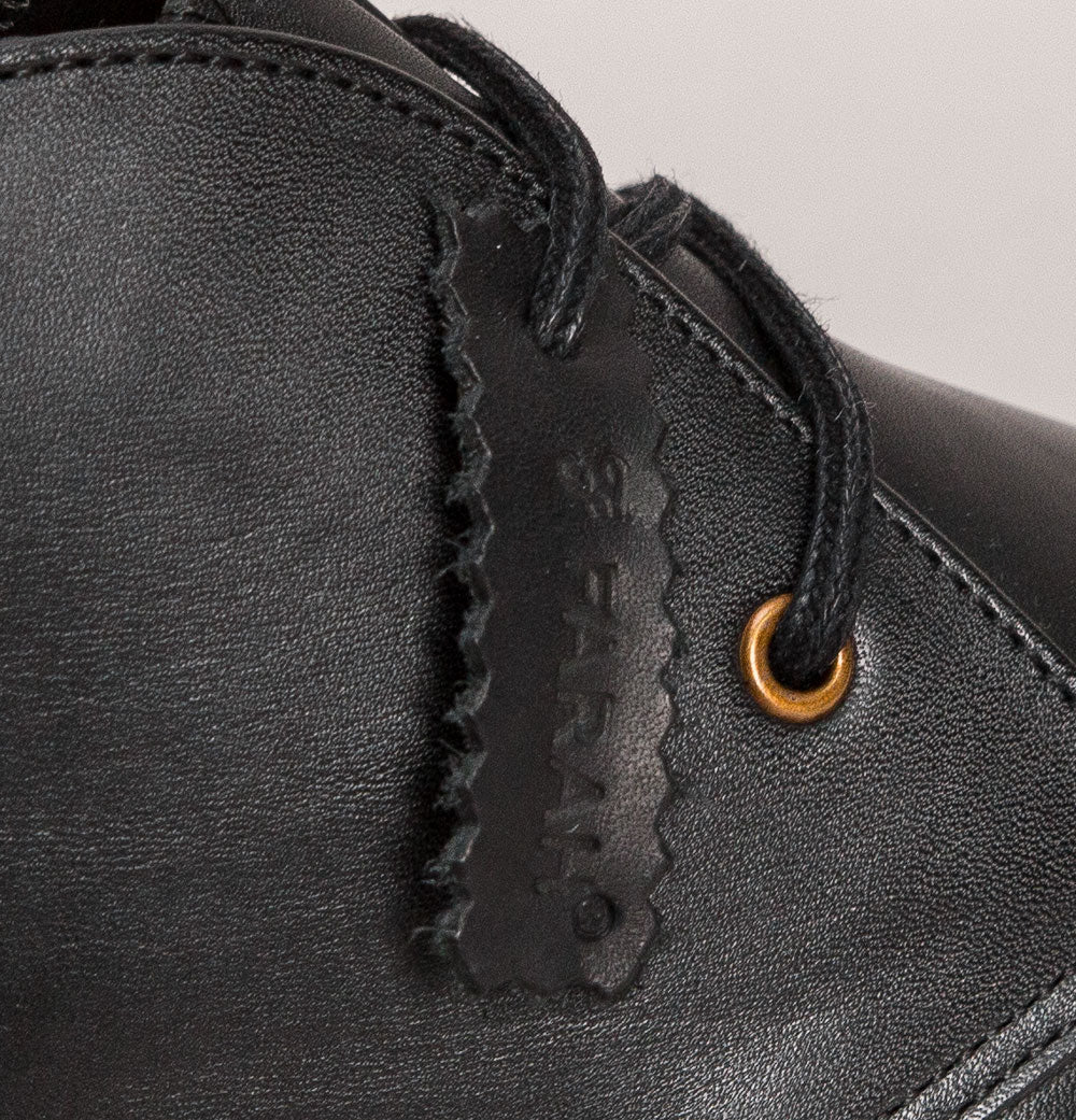 Farah Jonah Leather Desert Boots Black - Image 6
