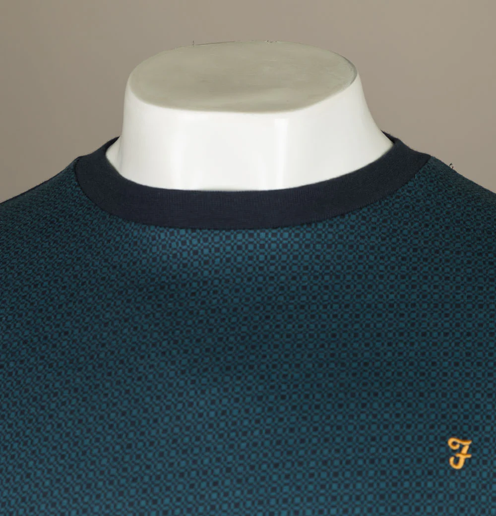 Farah Reeder T-Shirt True Navy - Image 3