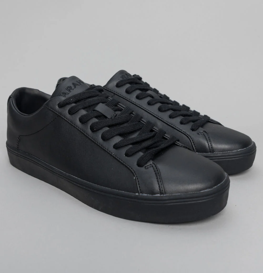 Farah Rigby Cupsole Trainers Black Mono - Image 2