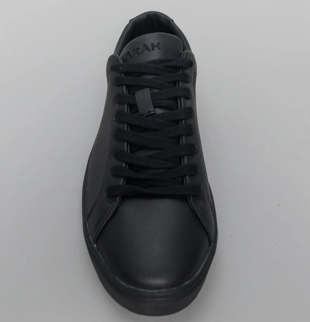 Farah Rigby Cupsole Trainers Black Mono - Image 3