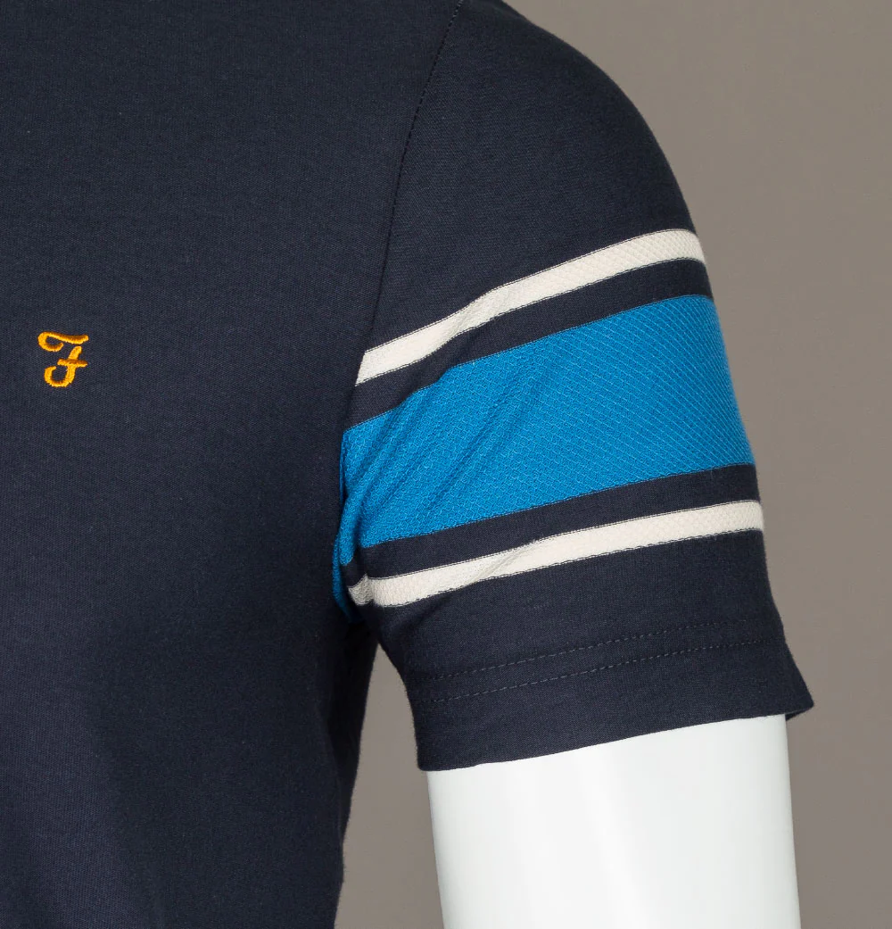 Farah Spielberg T-Shirt True Navy - Image 4