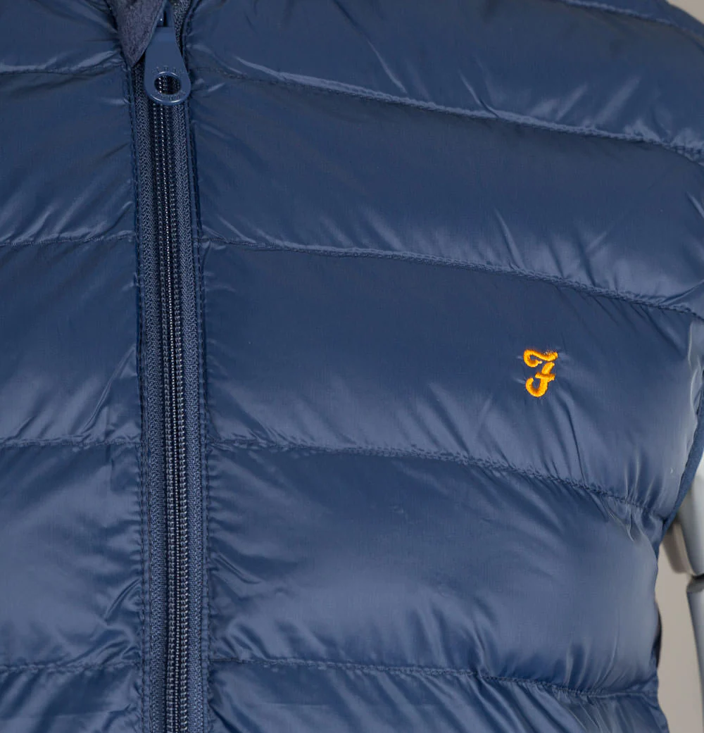 Farah Stanstall Gilet Navy - Image 4