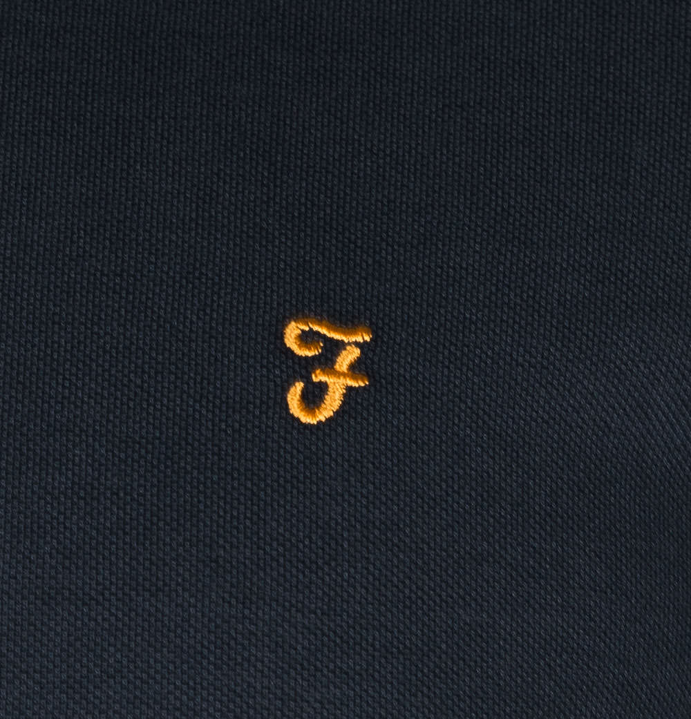 Farah Stanton Polo Shirt True Navy - Image 4