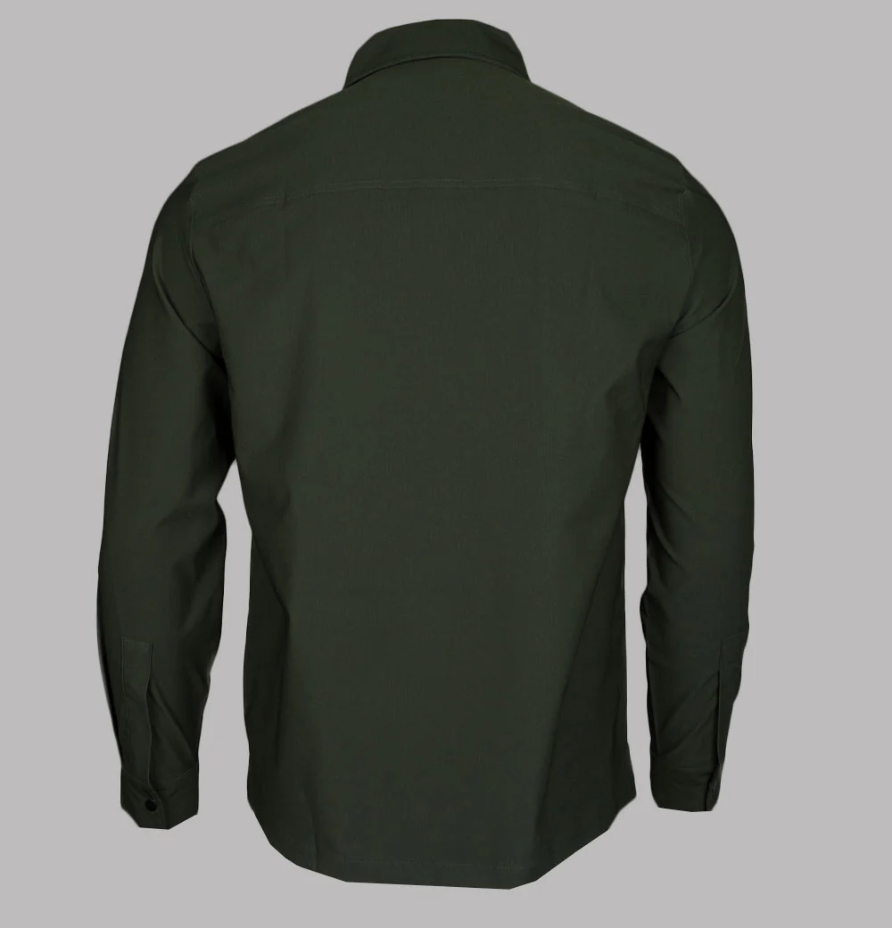Farah Stenmark Zip Overshirt Evergreen - Image 2