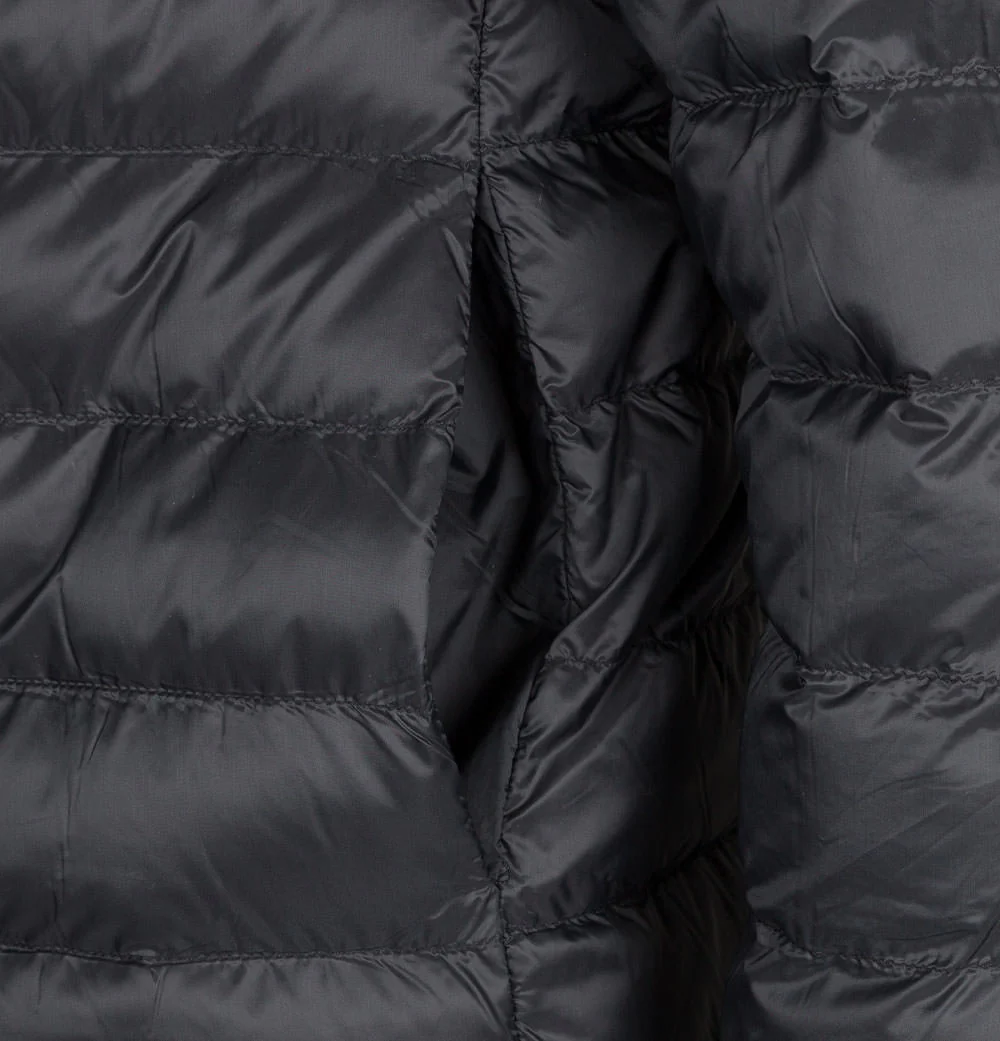Farah Strickland Wadded Coat Black - Image 5
