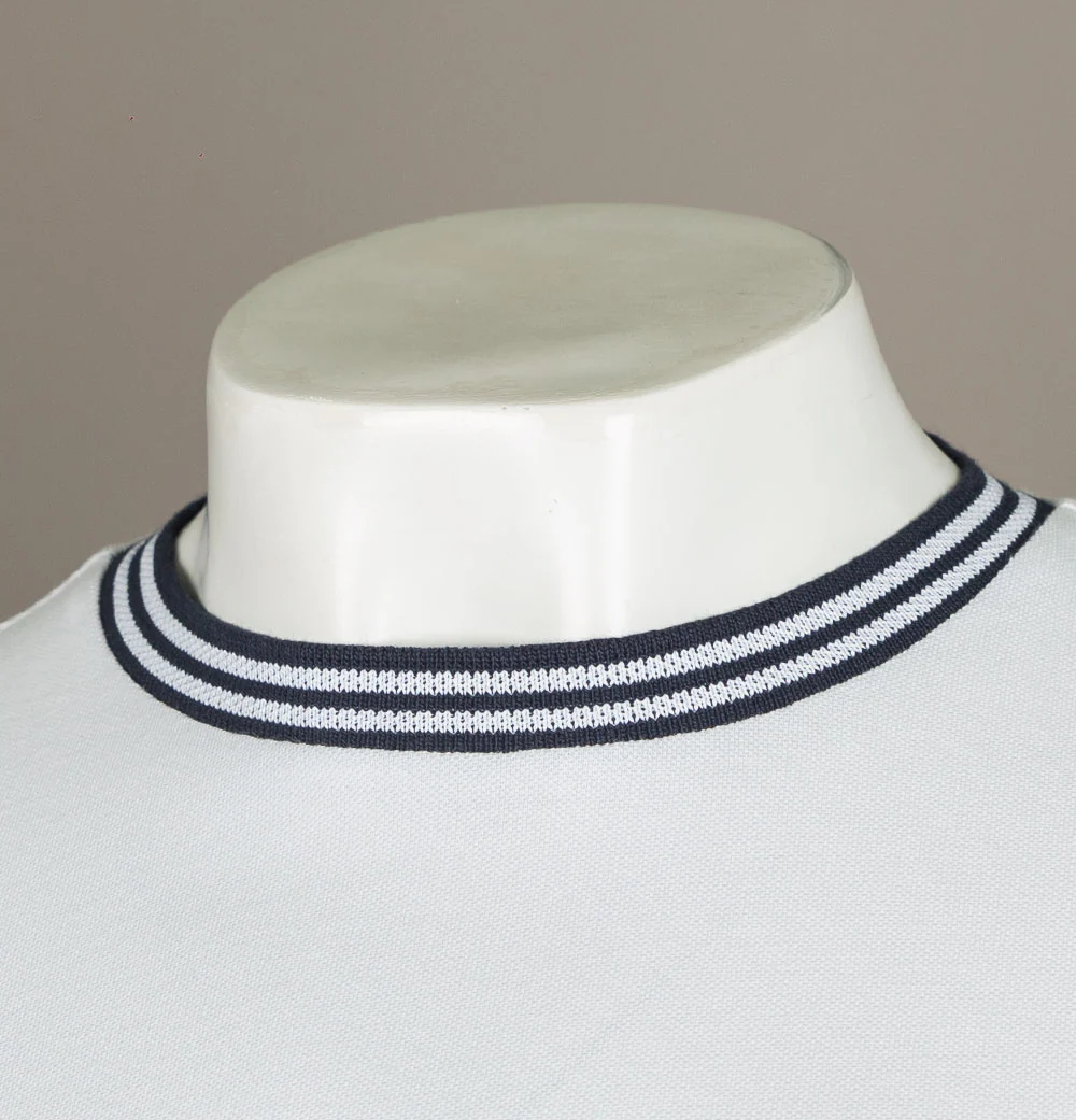Farah Texas Pique T-Shirt White - Image 3