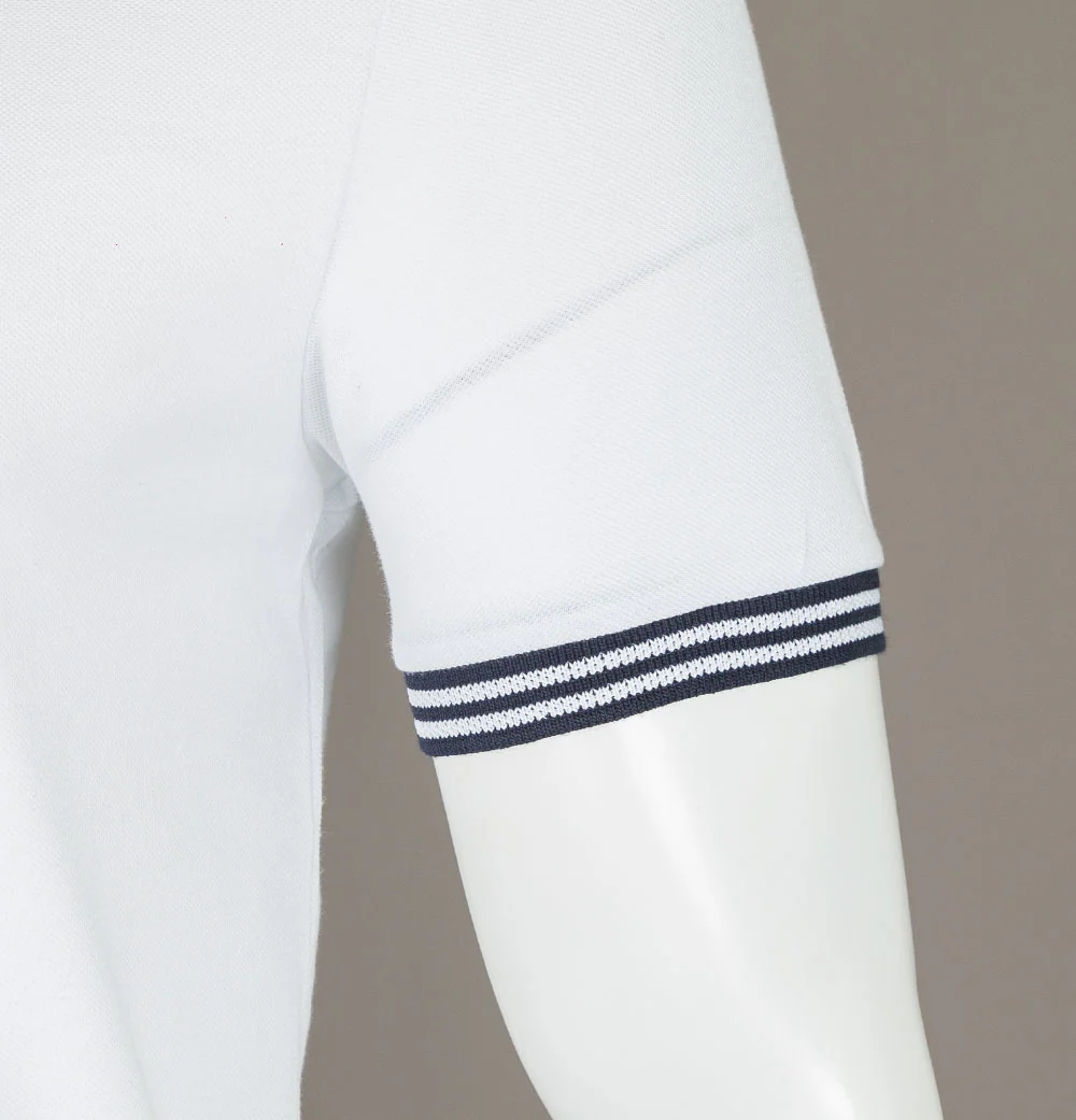 Farah Texas Pique T-Shirt White - Image 5