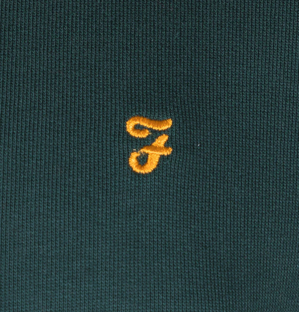 Farah Tim Sweatshirt Forest Green - Image 4
