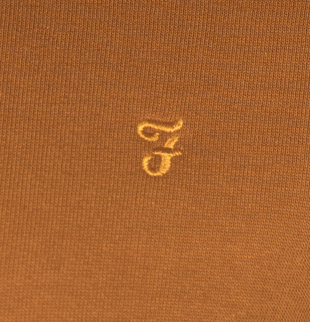 Farah Tim Sweatshirt Ochre - Image 4