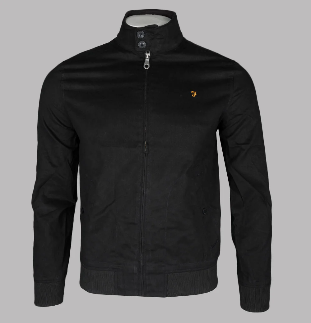 Farah Waldorf Harrington Jacket Black
