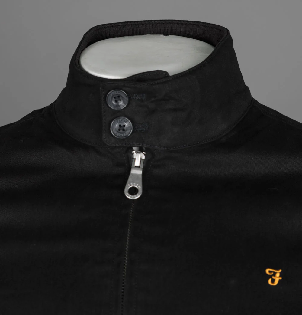 Farah Waldorf Harrington Jacket Black - Image 3