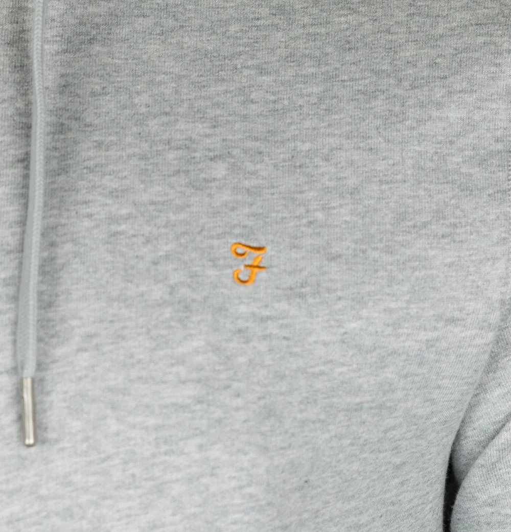 Farah Zain Hoodie Light Grey Marl - Image 4