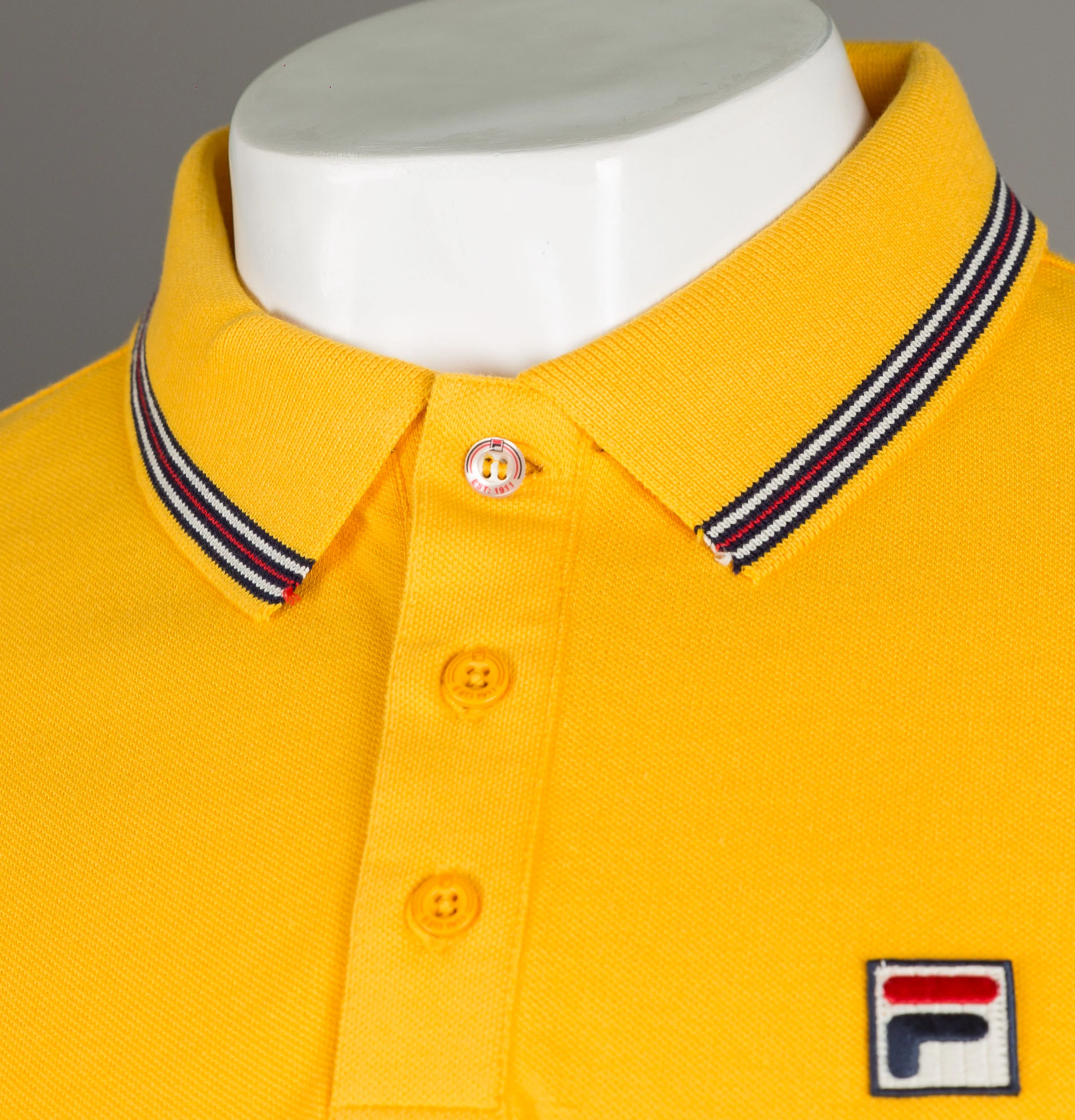 Fila Vintage Matcho 4 Polo shirt Gold - Image 3