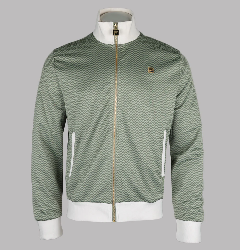 Fila Gold Mathers Herringbone Track Jacket Sea Foam/Coconut Milk