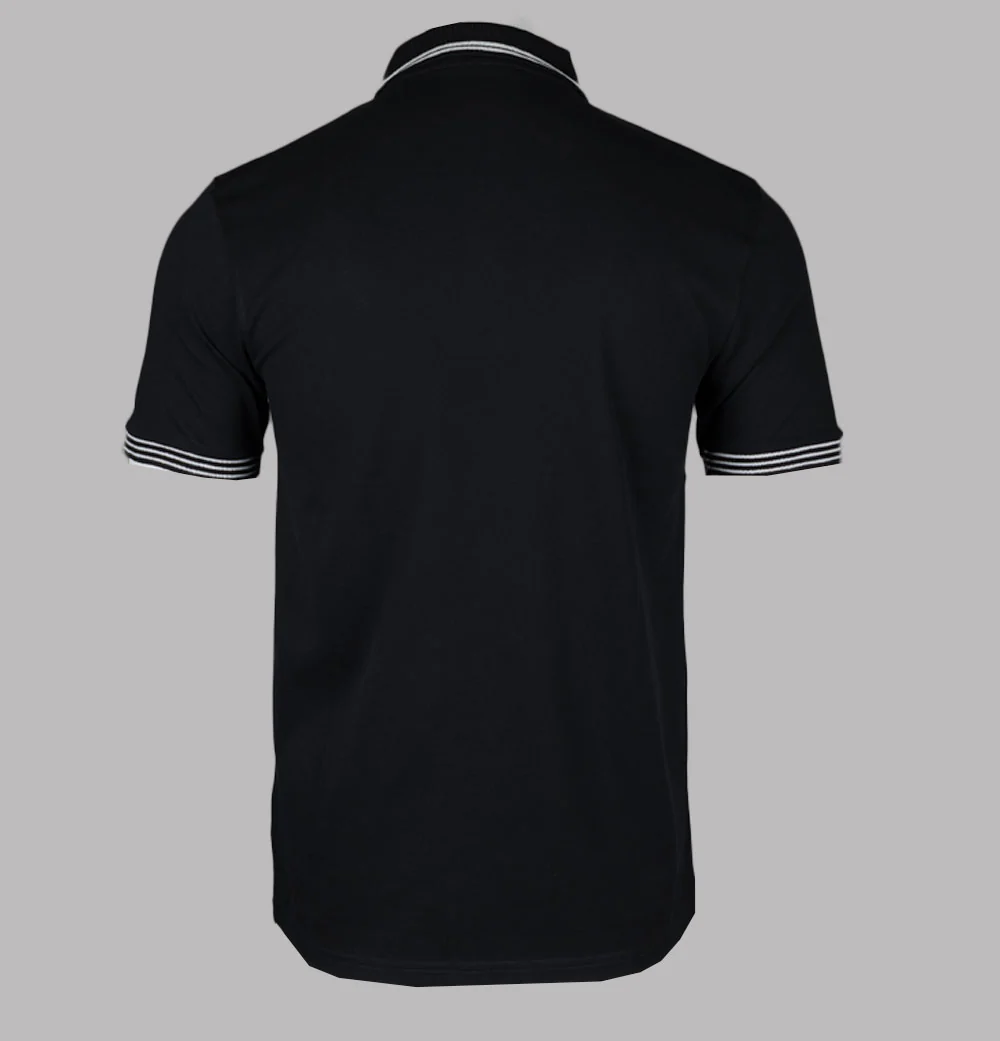 Fila Gold Soren 2 Polo Shirt Black - Image 2
