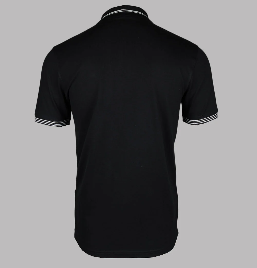 Fila Gold Soren Polo Shirt Black - Image 2