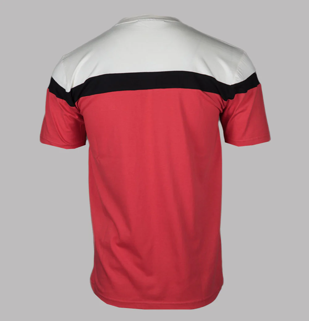 Fila Vintage Aiden T-Shirt Fila Red/Gardenia/Black - Image 2