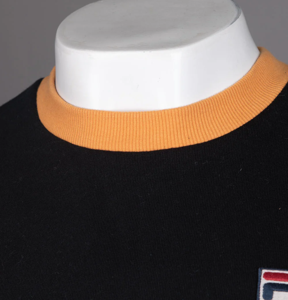 Fila Vintage Attwood Colour Block Sweatshirt Yam/Black - Image 3