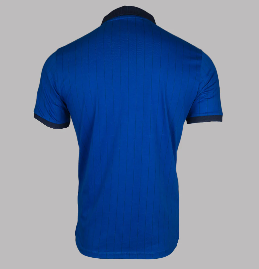 Fila Vintage BB1 Classic Striped Polo Bright Blue/Fila Navy - Image 2