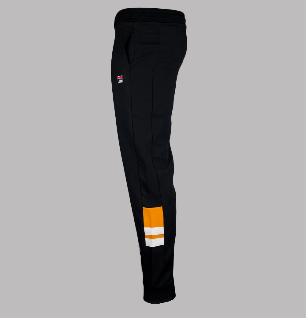 Fila Vintage Cruz Panel Track Pants Black/Yam/Gardenia