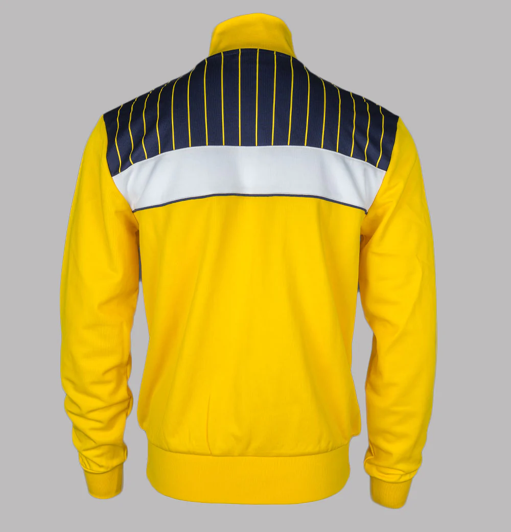 Fila Vintage Eccellente Track Top High Visability Yellow/Fila Navy/White - Image 2