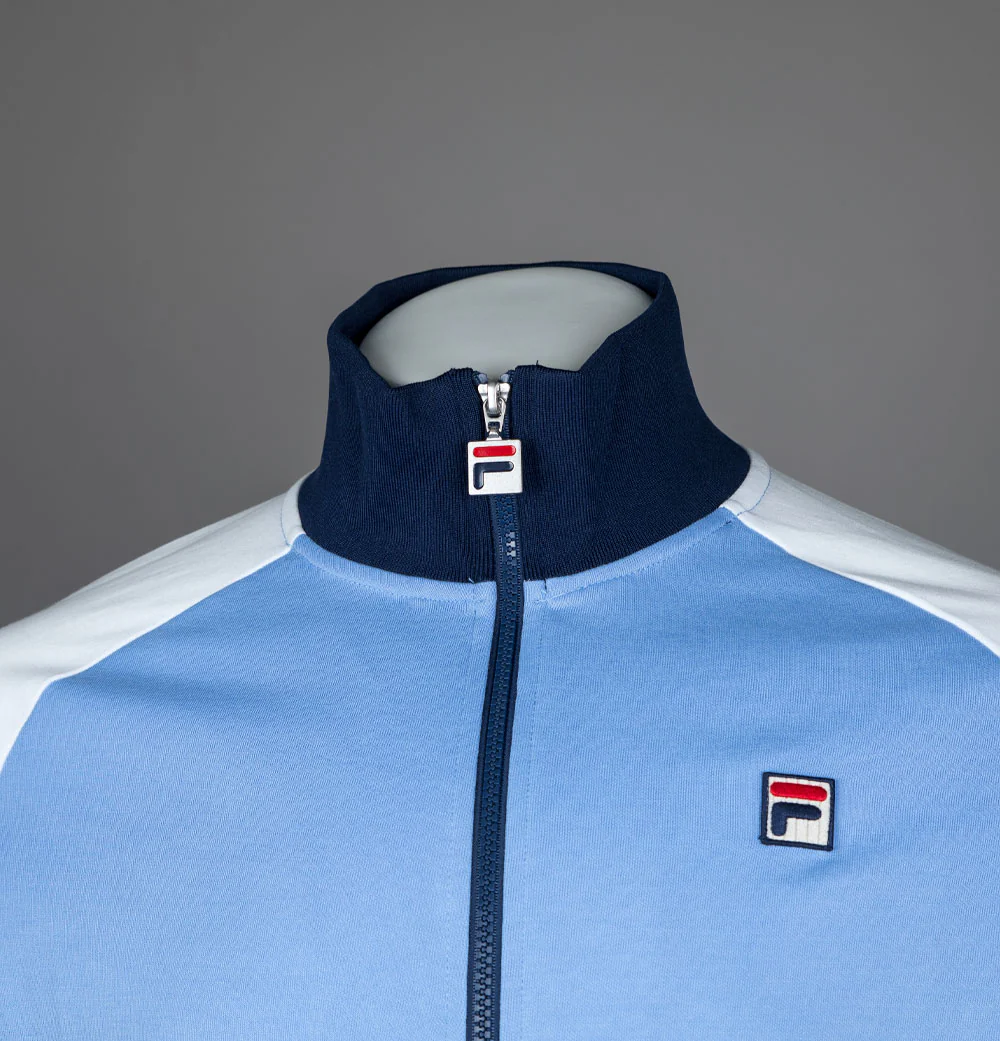 Fila Vintage Founder 2 Track Jacket Vista Blue/Fila Navy/White - Image 3