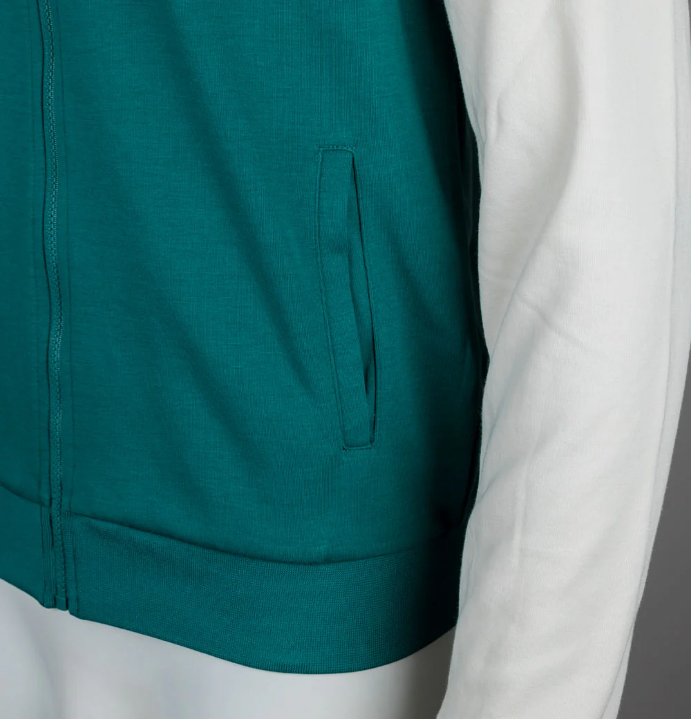 Fila Vintage Giovanni Contrast Panels Track Jacket Mediterranean/Gardenia/Fila Red - Image 4