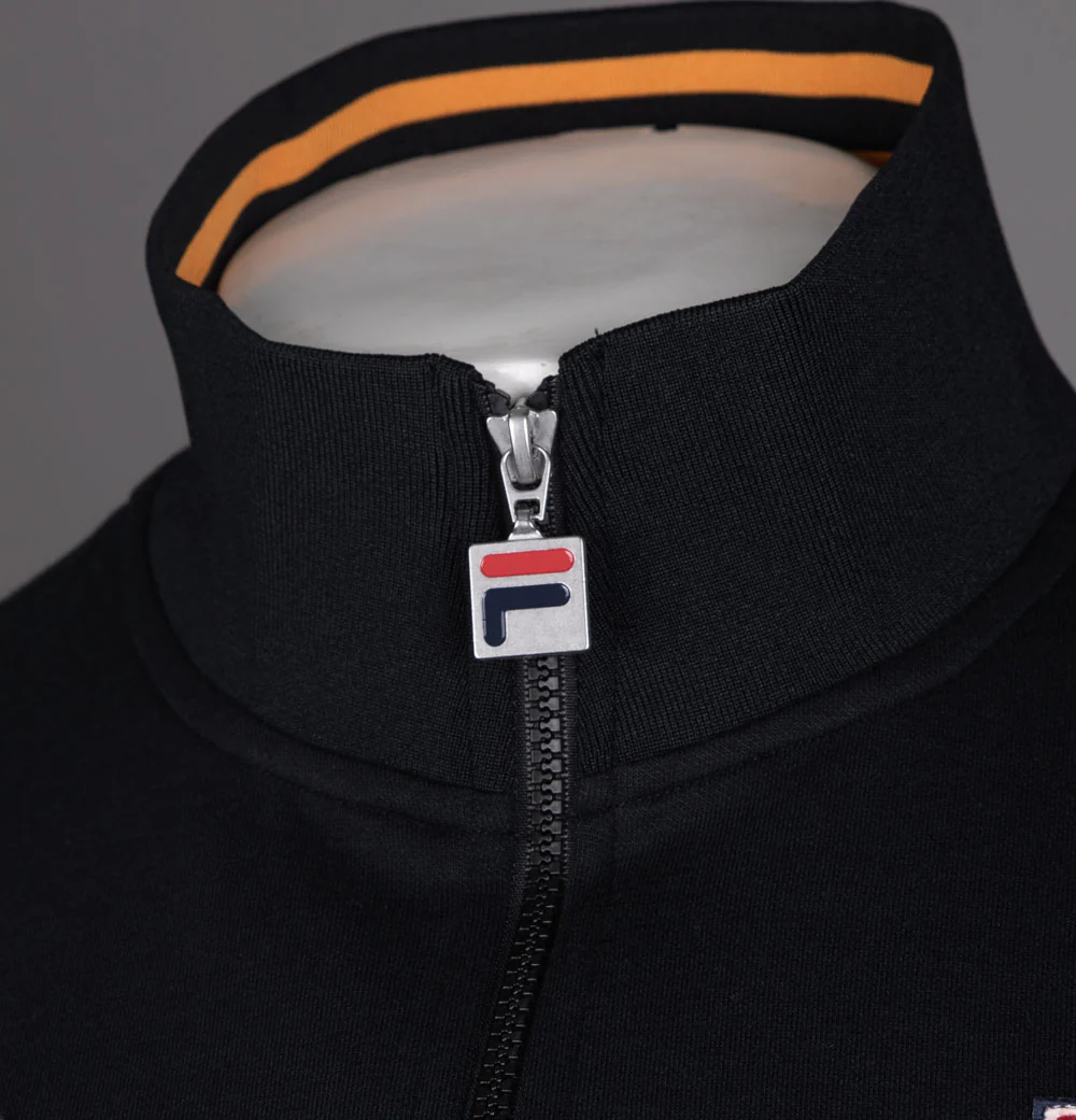 Fila Vintage Jamie Settanta Track Top Black/Yam - Image 3