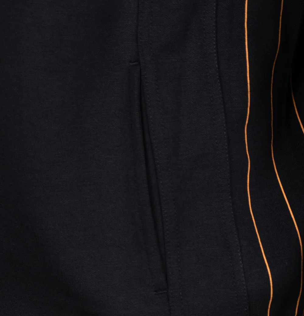 Fila Vintage Jamie Settanta Track Top Black/Yam - Image 4