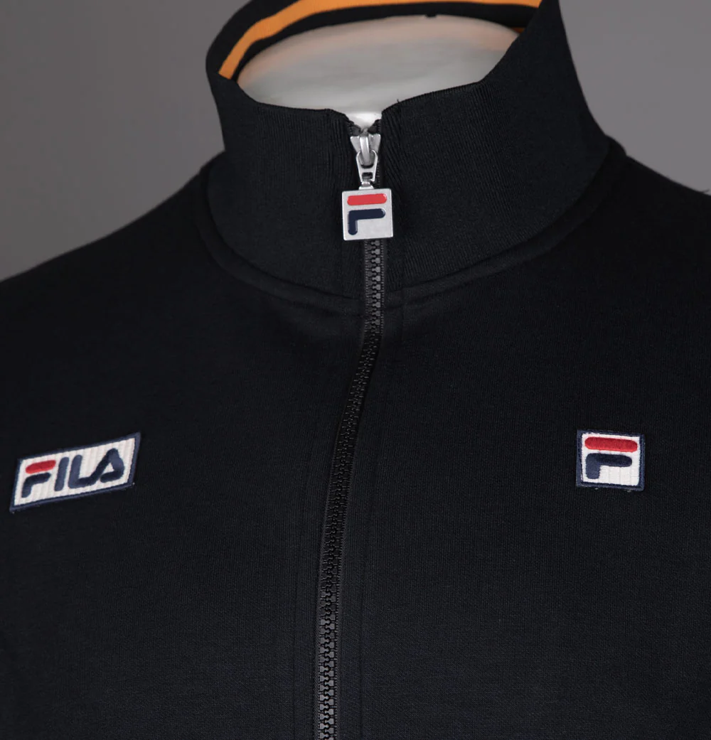 Fila Vintage Jamie Settanta Track Top Black/Yam - Image 5