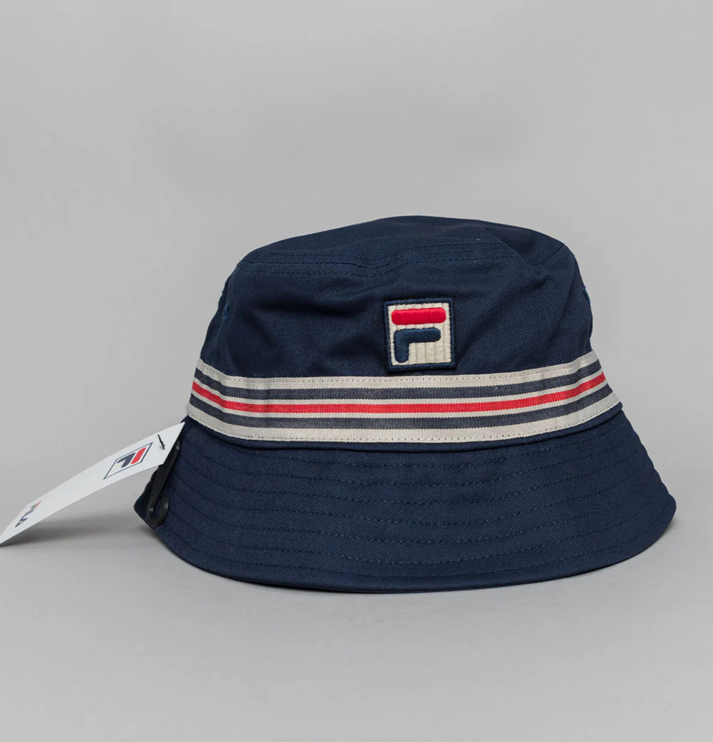 Fila Vintage JoJo Bucket Hat Fila Navy