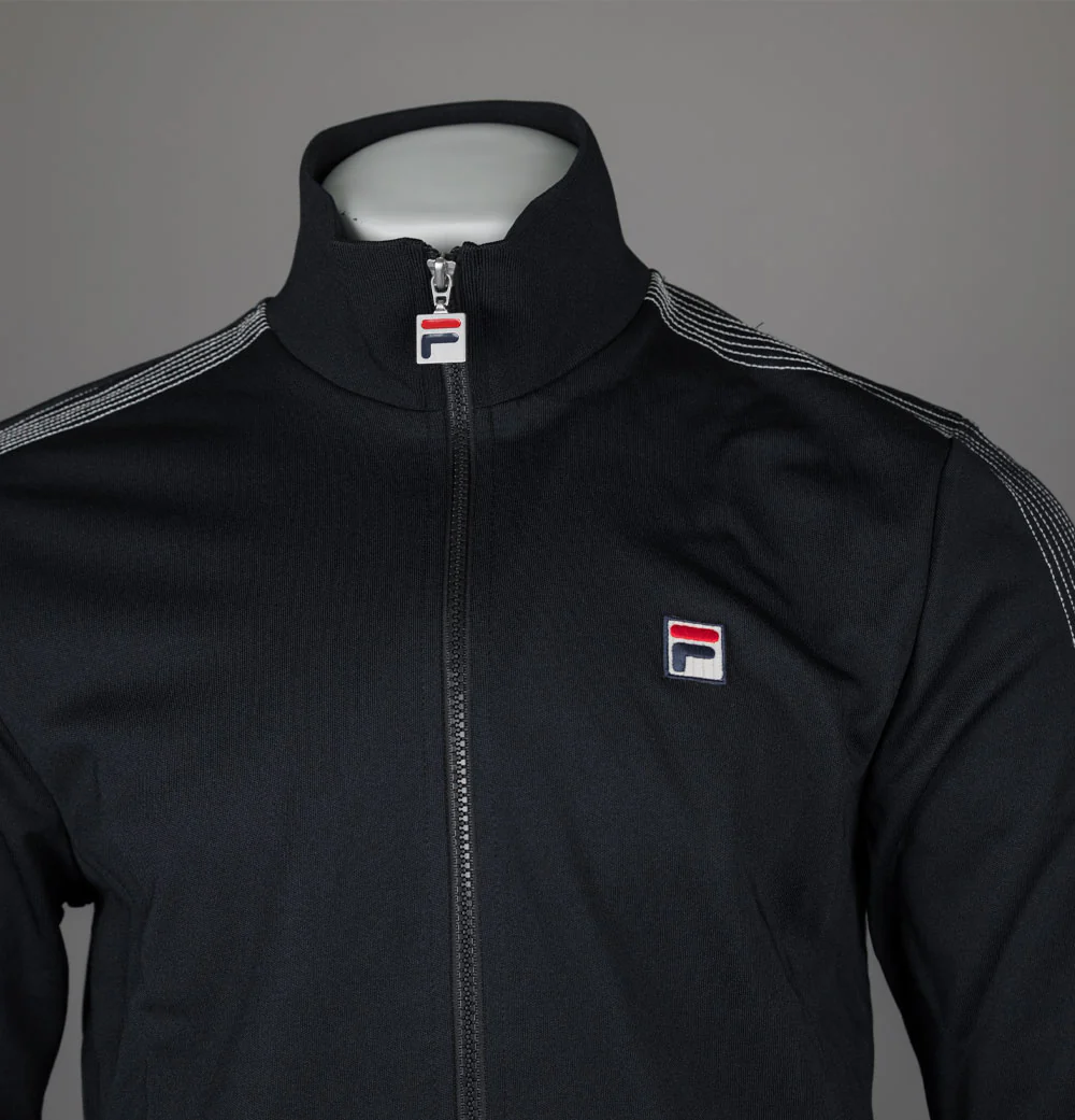 Fila Vintage Keith Track Top Black/Gardenia - Image 3