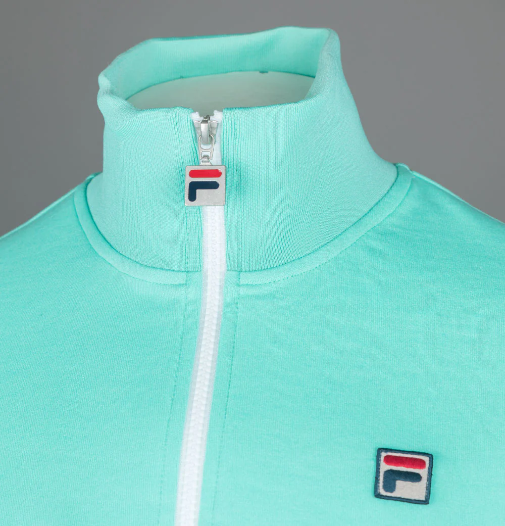 Fila Vintage Lars Track Jacket Aruba Blue/White - Image 3