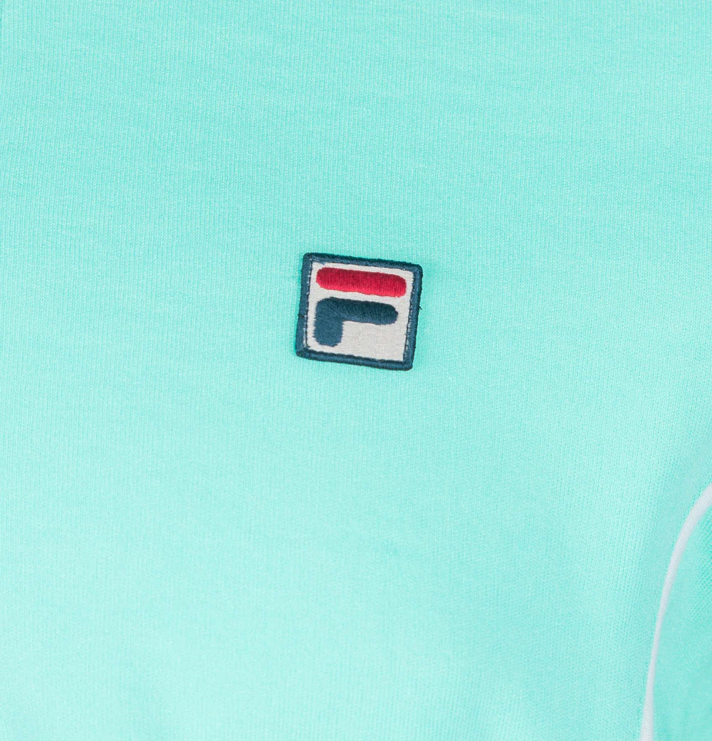 Fila Vintage Lars Track Jacket Aruba Blue/White - Image 4