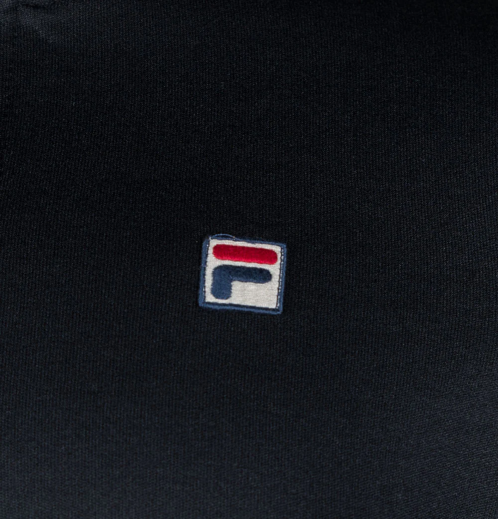 Fila Vintage Lars Track Jacket Black/White - Image 4