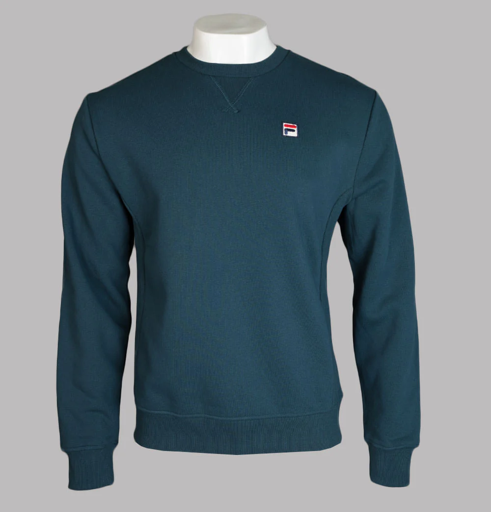 Fila Vintage Luka Sweatshirt Dark Teal