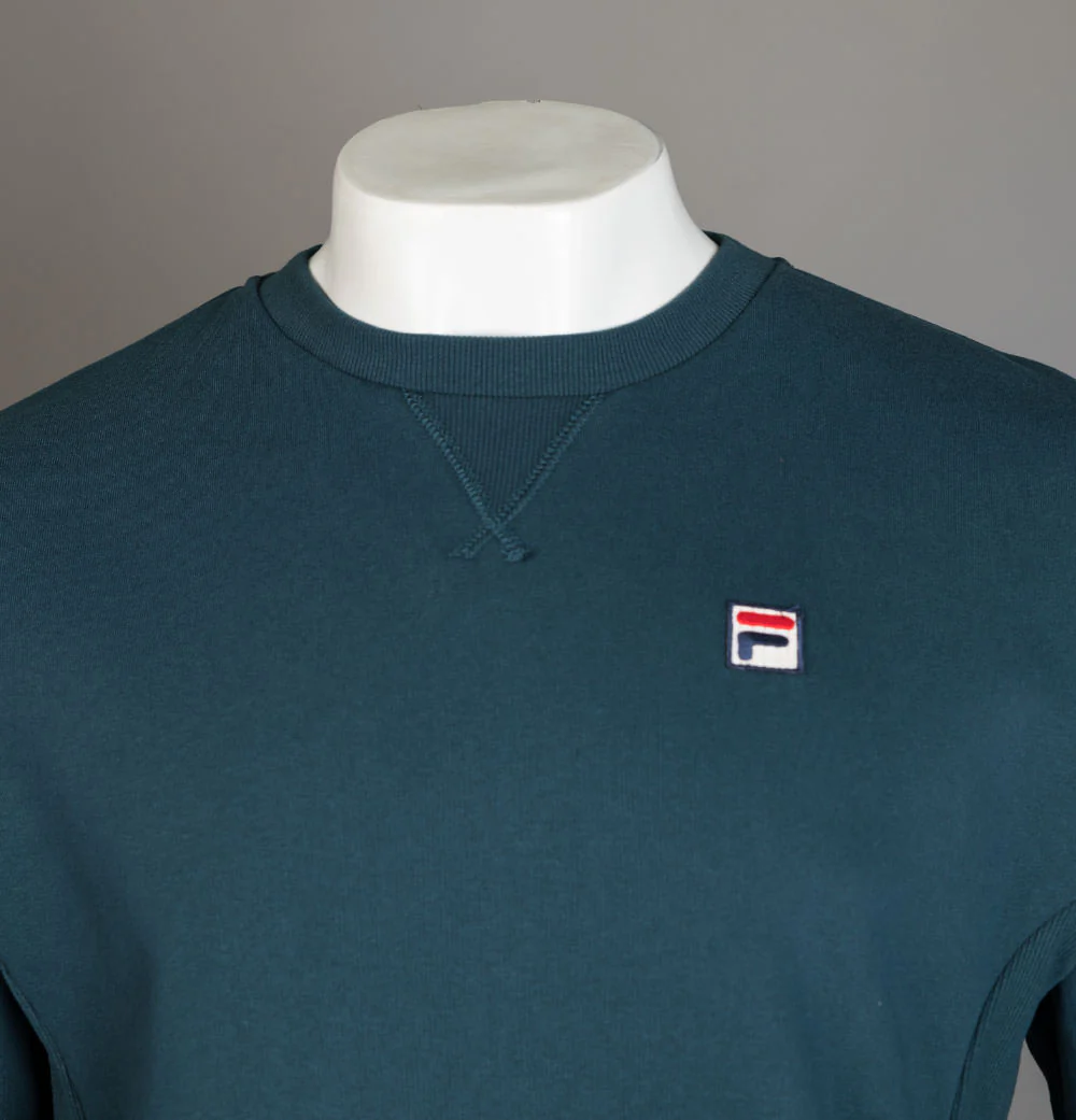Fila Vintage Luka Sweatshirt Dark Teal - Image 3