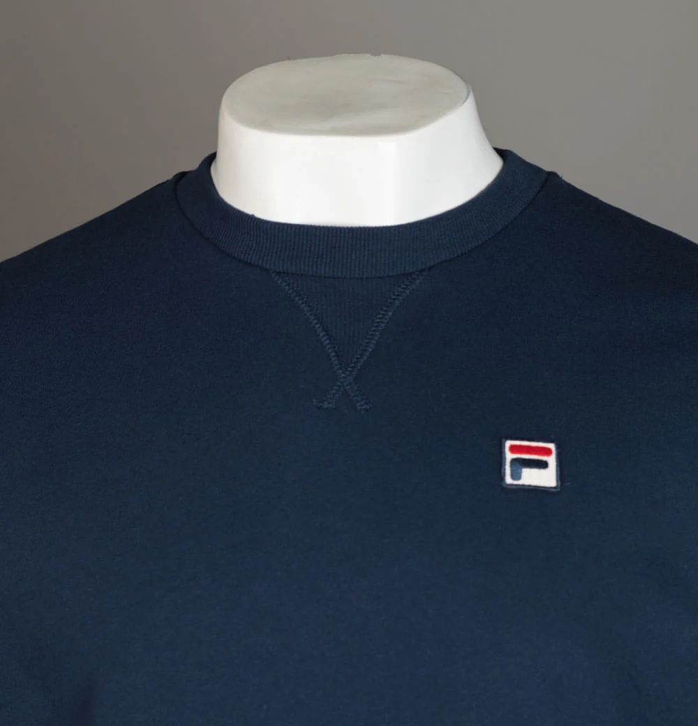 Fila Vintage Luka Sweatshirt Navy - Image 3