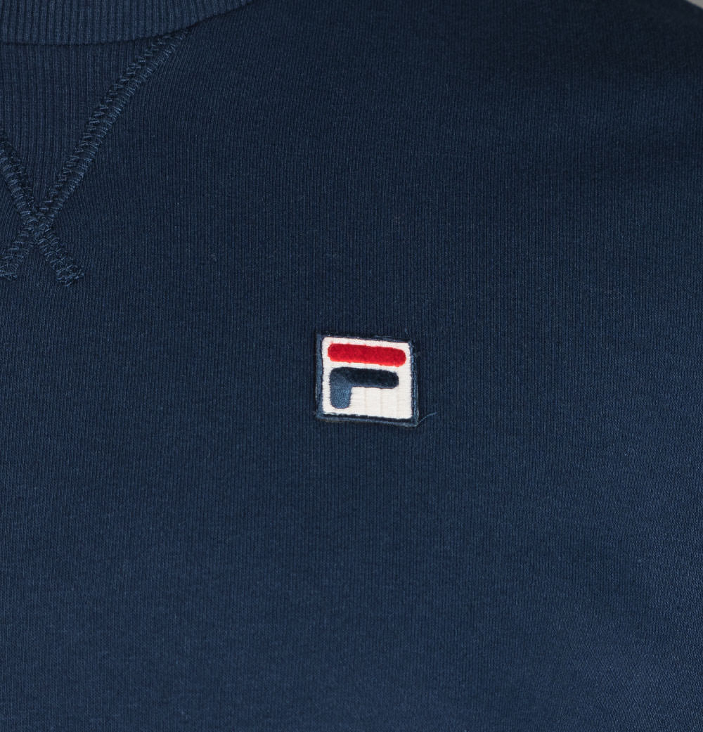 Fila Vintage Luka Sweatshirt Navy - Image 4