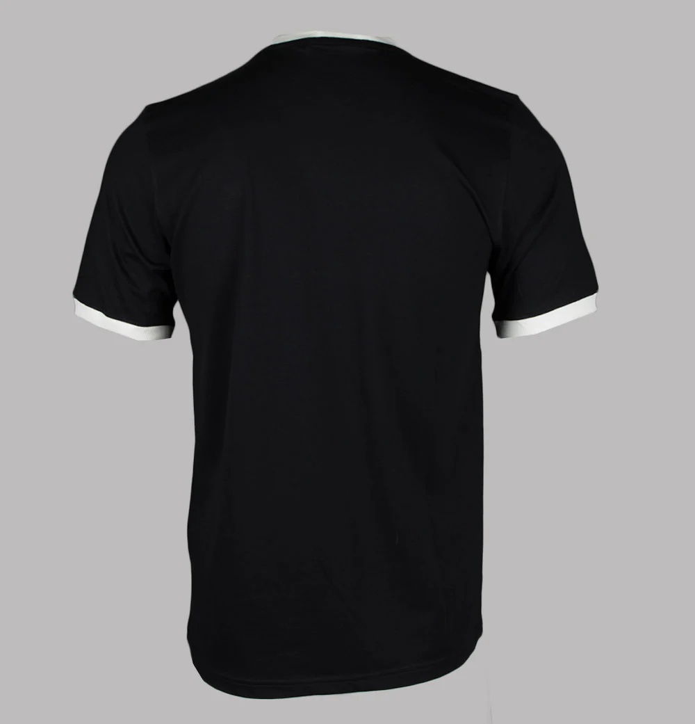 Fila Vintage Marconi Ringer T-Shirt Black/Gardenia - Image 2