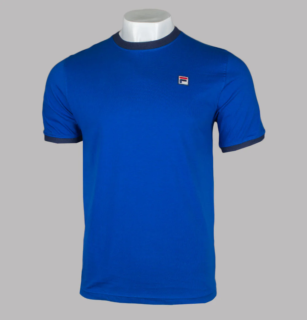 Fila Vintage Marconi Ringer T-Shirt Bright Blue/Fila Navy