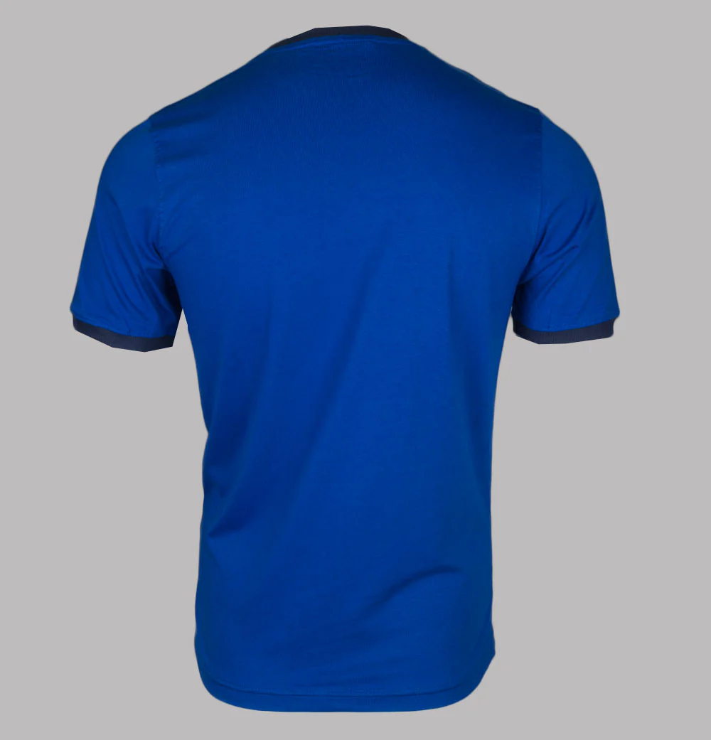 Fila Vintage Marconi Ringer T-Shirt Bright Blue/Fila Navy - Image 2