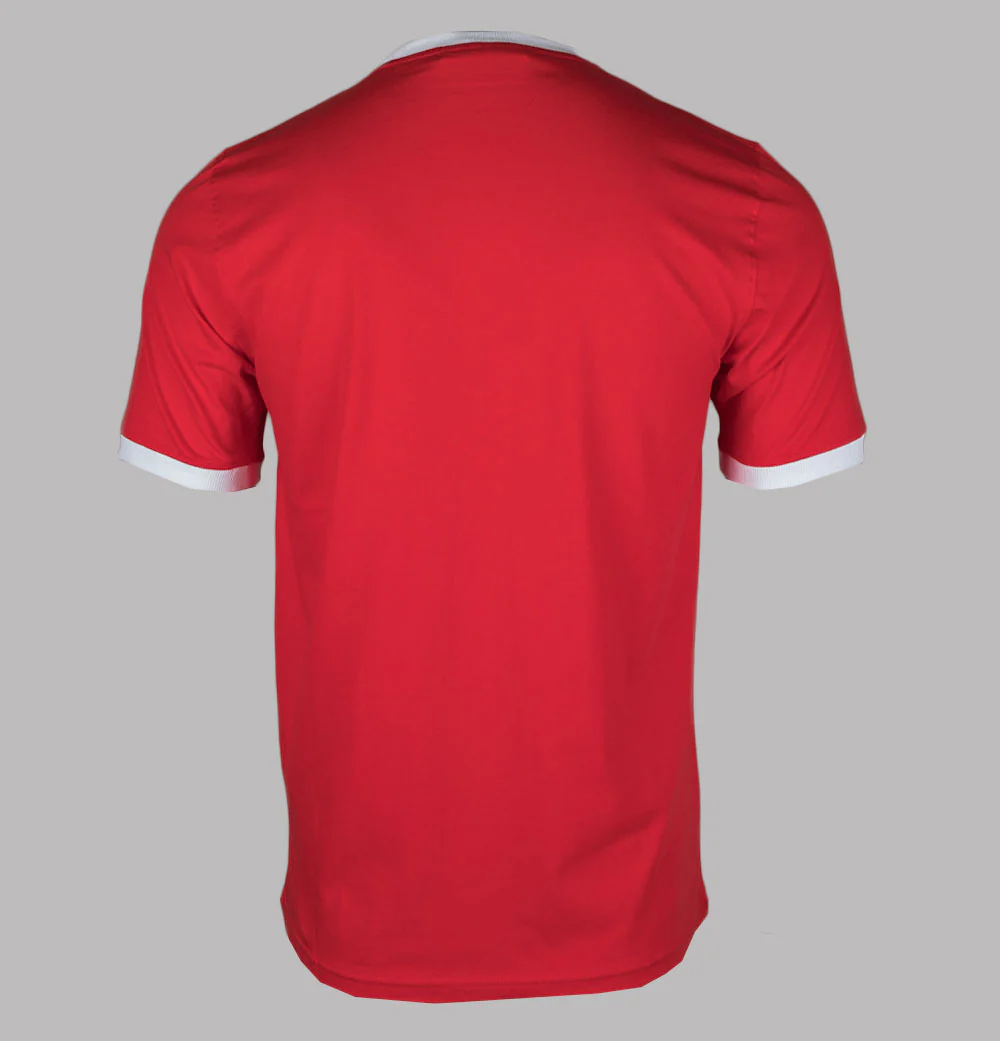 Fila Vintage Marconi Ringer T-Shirt Fila Red/White - Image 2