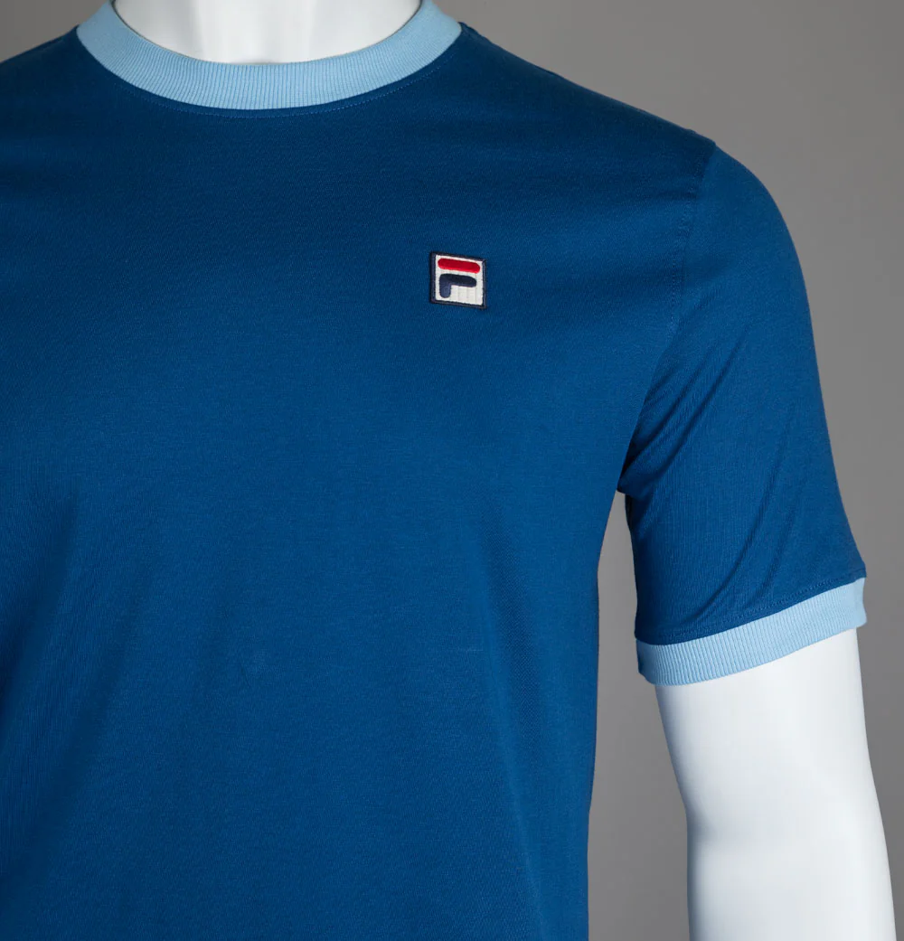 Fila Vintage Marconi Ringer T-Shirt Limoges/Frozen Fjord - Image 3