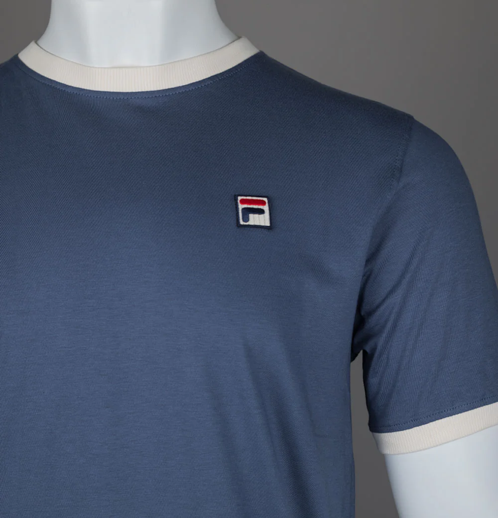 Fila Vintage Marconi Ringer T-Shirt Vintage Indigo/Gardenia - Image 3